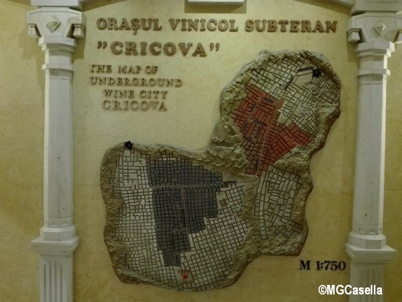 Cricova the city of underground wine in Moldavia