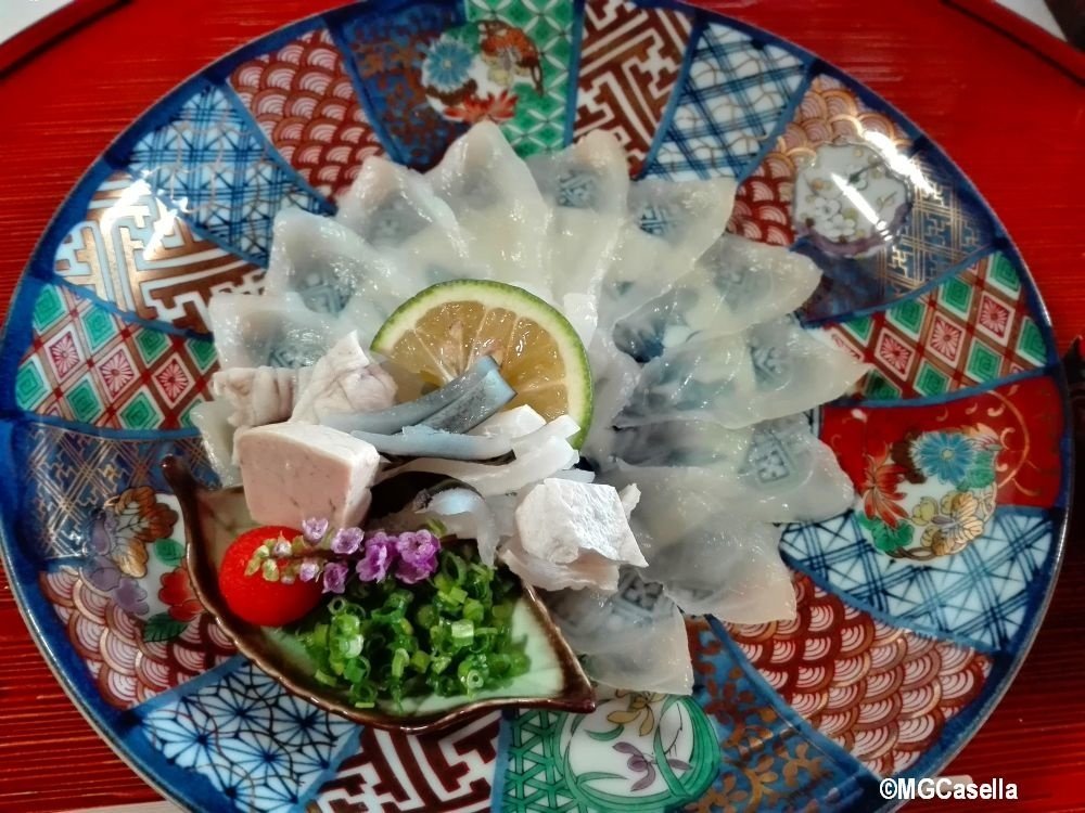 Fugu sashimi