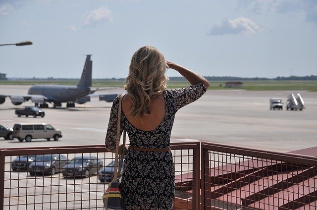 woman traveling