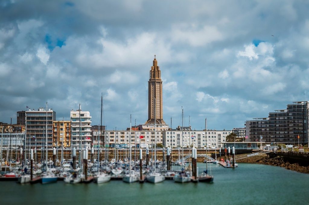 Le Havre città in Normandia