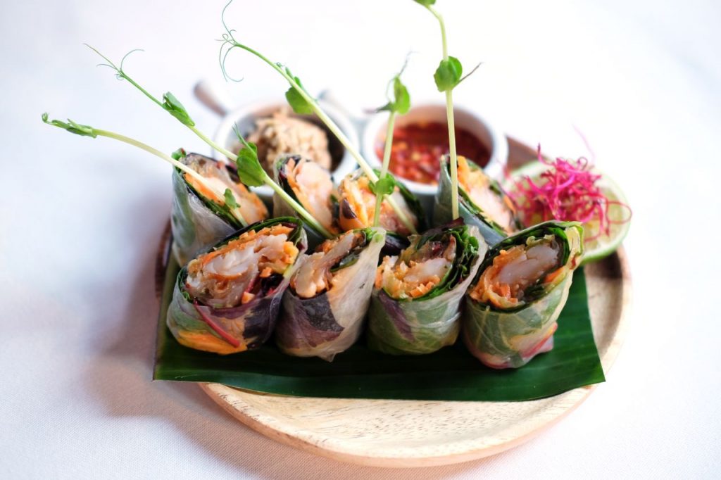 SAIGON restaurant Goi cuon shrimp