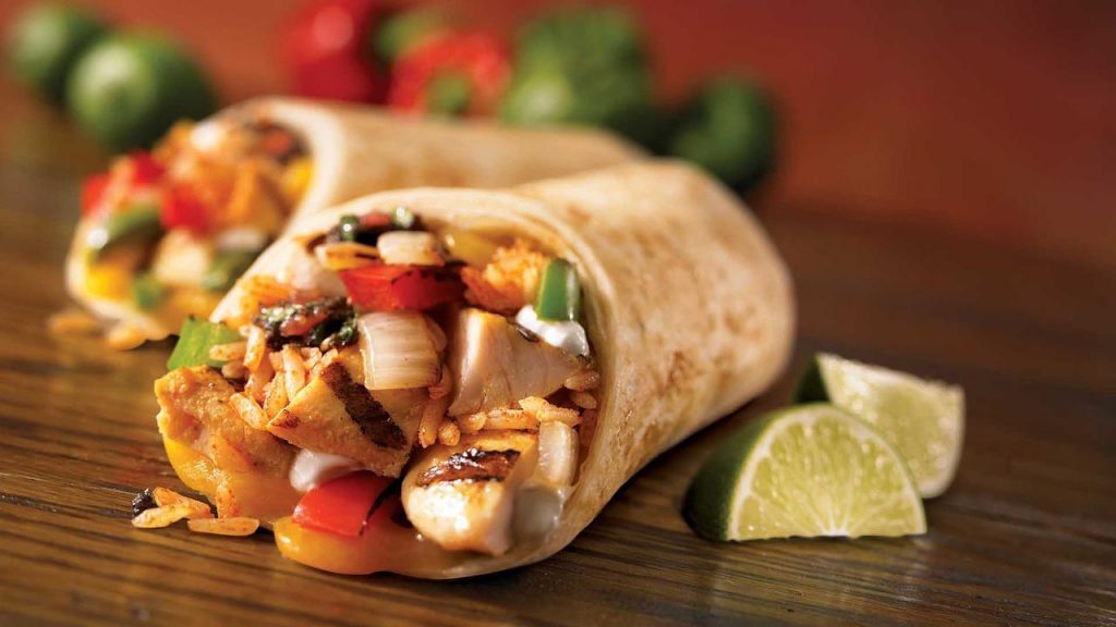 What to eat on the road - burrito
