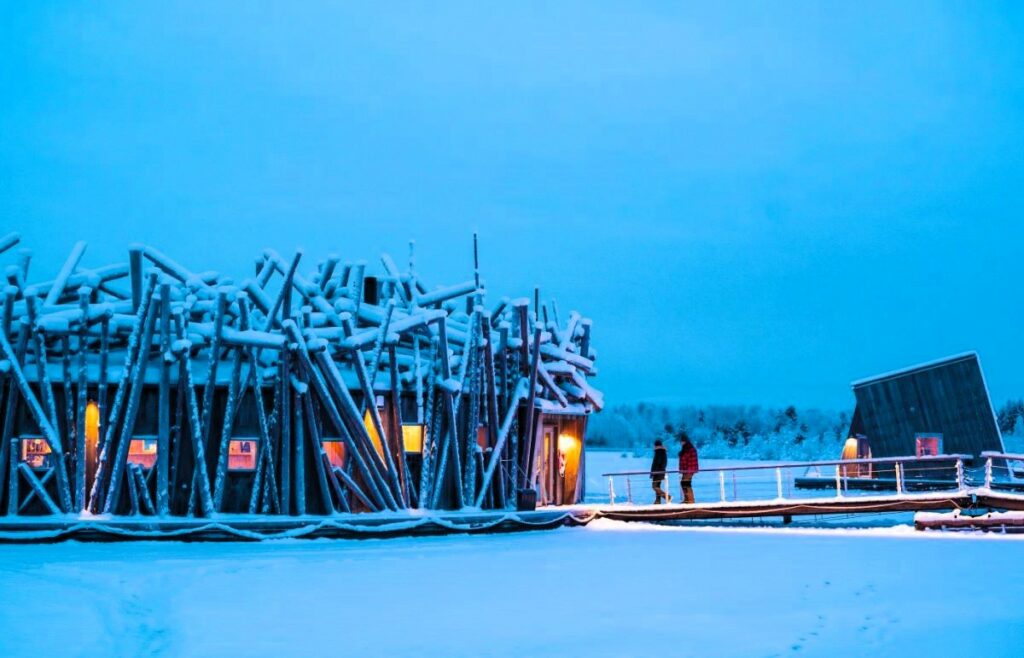 Arctic Bath nel villaggio di Harads © Swedish Lapland